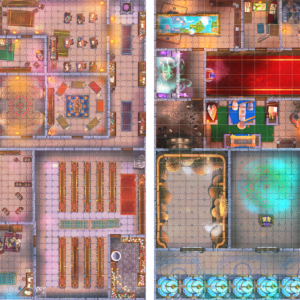3-8 Raid on the Library of Secrets - Maps