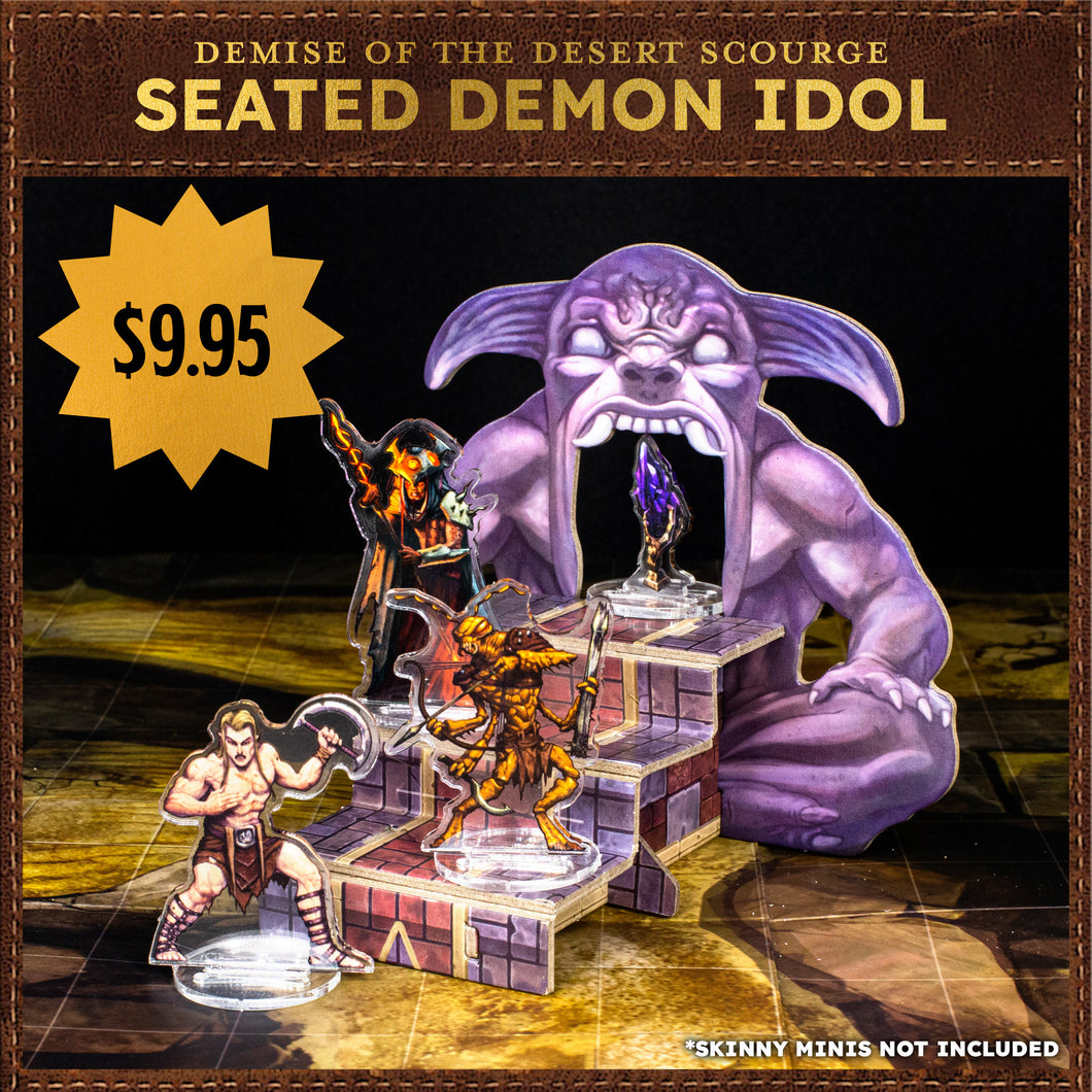 Demise of the Desert Scourge Map - Seated Demon Idol
