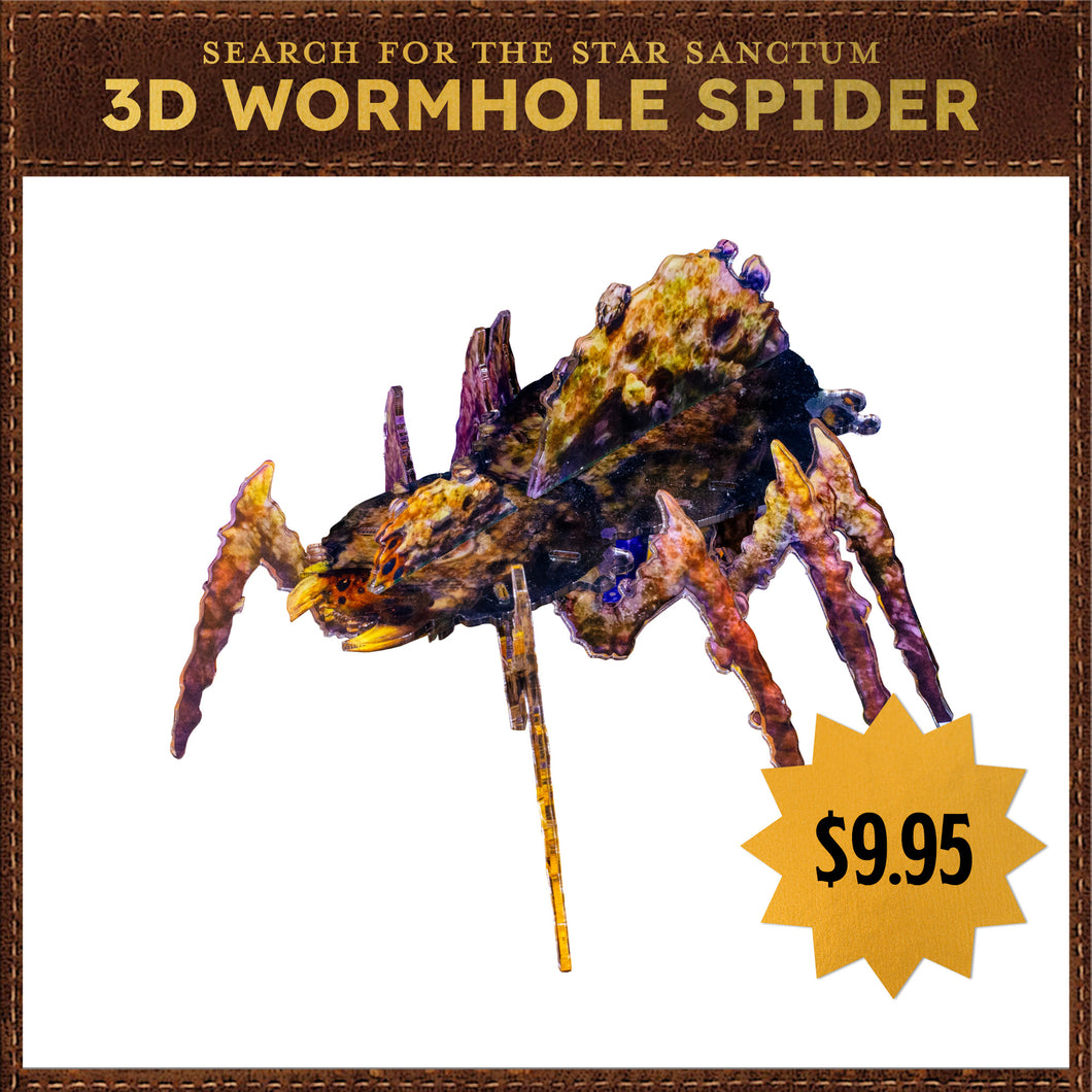 Search for the Star Sanctum - 3D Wormhole Spider